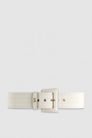 Patrizia Pepe High Waist Fabric Belt Gri | VLK958271