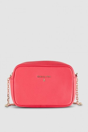 Patrizia Pepe Leather Bag With Shoulder Strap Pembe | KBI264180