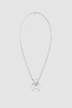 Patrizia Pepe Long Necklace With Piercing Gümüş | YKW269843