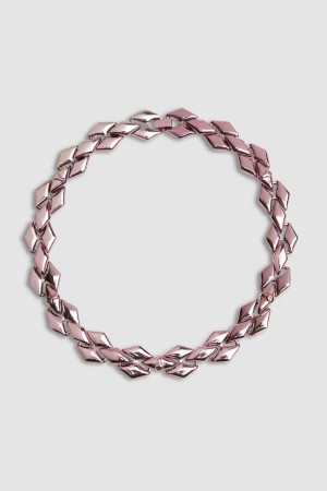 Patrizia Pepe Necklace With Personalized Links And Micro Fly Pembe | COG324851