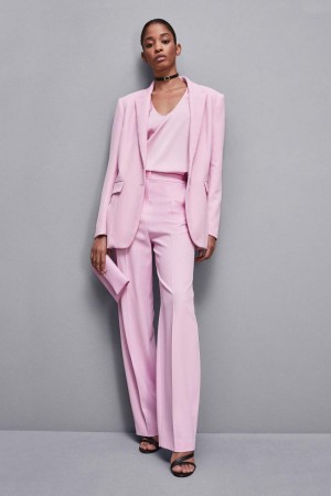 Patrizia Pepe Pleated Pants In Stretch Fabric Pembe | OIL310824