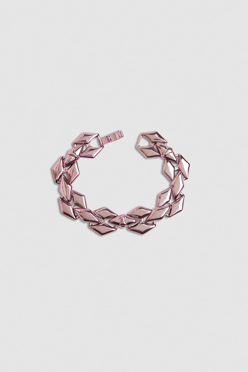 Patrizia Pepe Bracelet With Personalized Links And Micro Fly Pembe | NEA892514