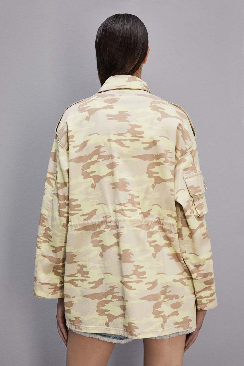 Patrizia Pepe Camouflage Over Jacket Militare | EOL504792