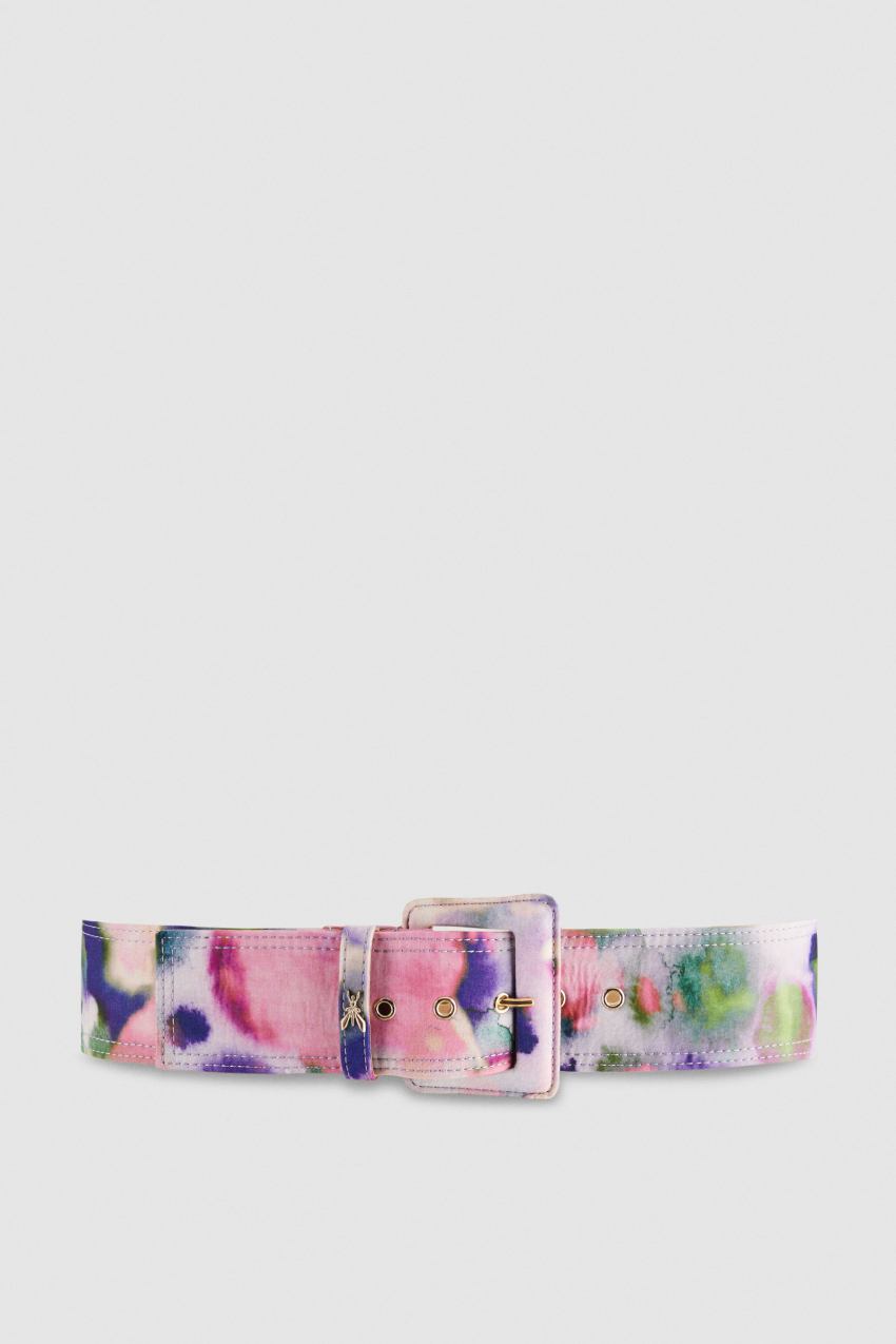 Patrizia Pepe Chiffon High-waist Belt Renkli | JHC735249