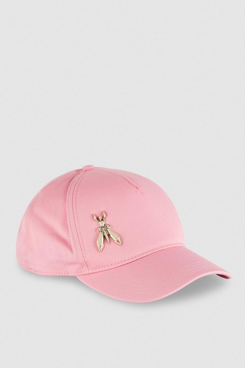 Patrizia Pepe Cotton Fly Baseball Cap Pembe | FLV512497