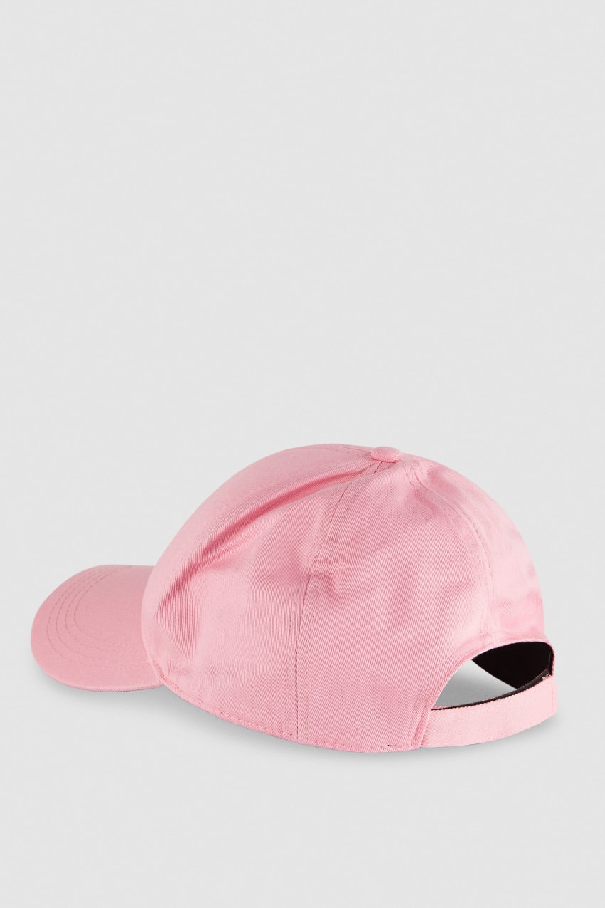 Patrizia Pepe Cotton Fly Baseball Cap Pembe | FLV512497