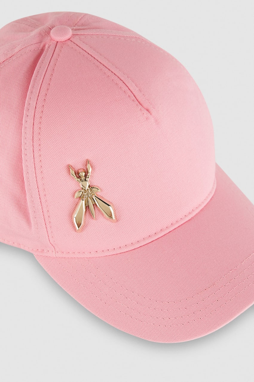 Patrizia Pepe Cotton Fly Baseball Cap Pembe | FLV512497