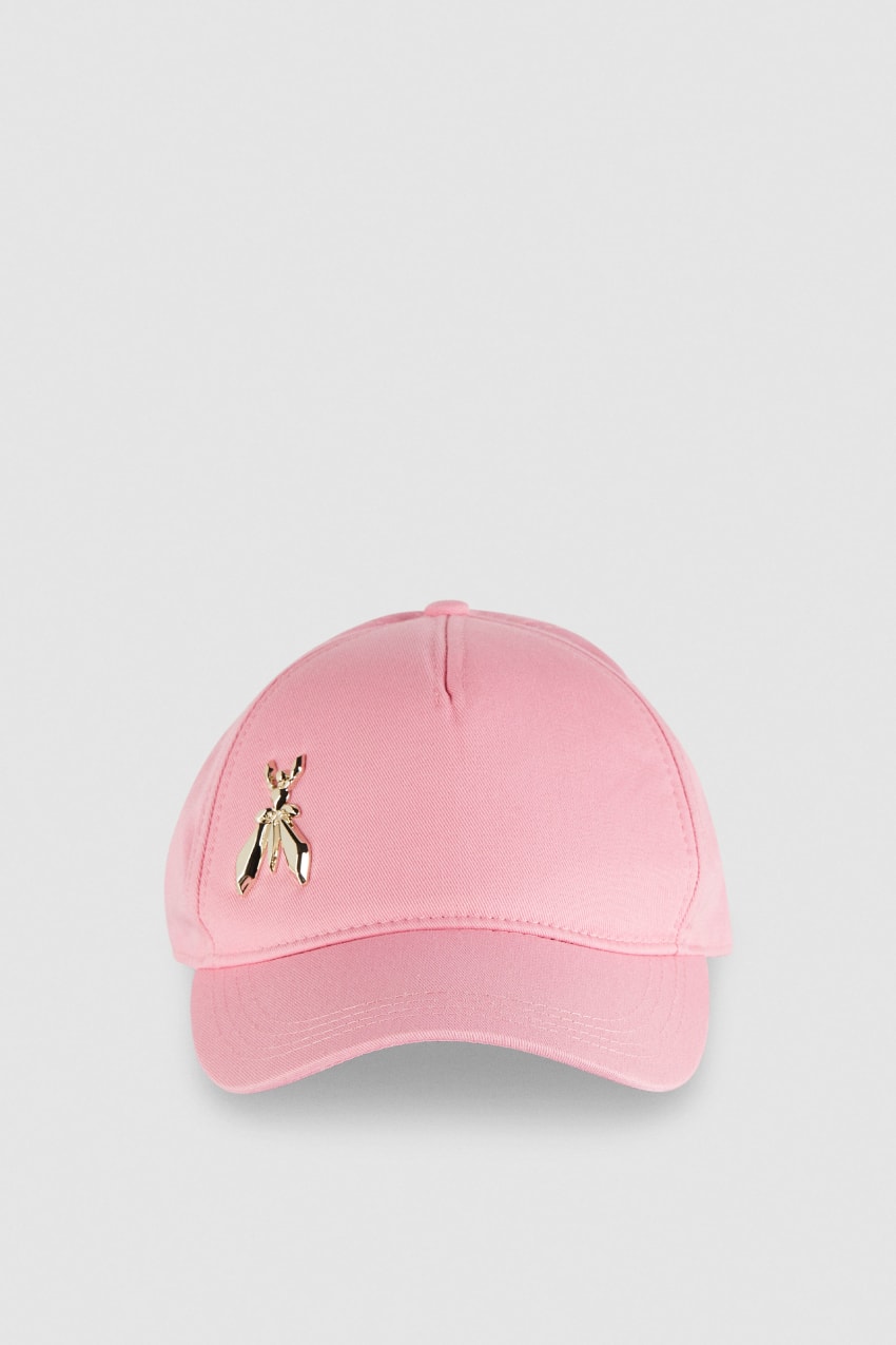 Patrizia Pepe Cotton Fly Baseball Cap Pembe | FLV512497