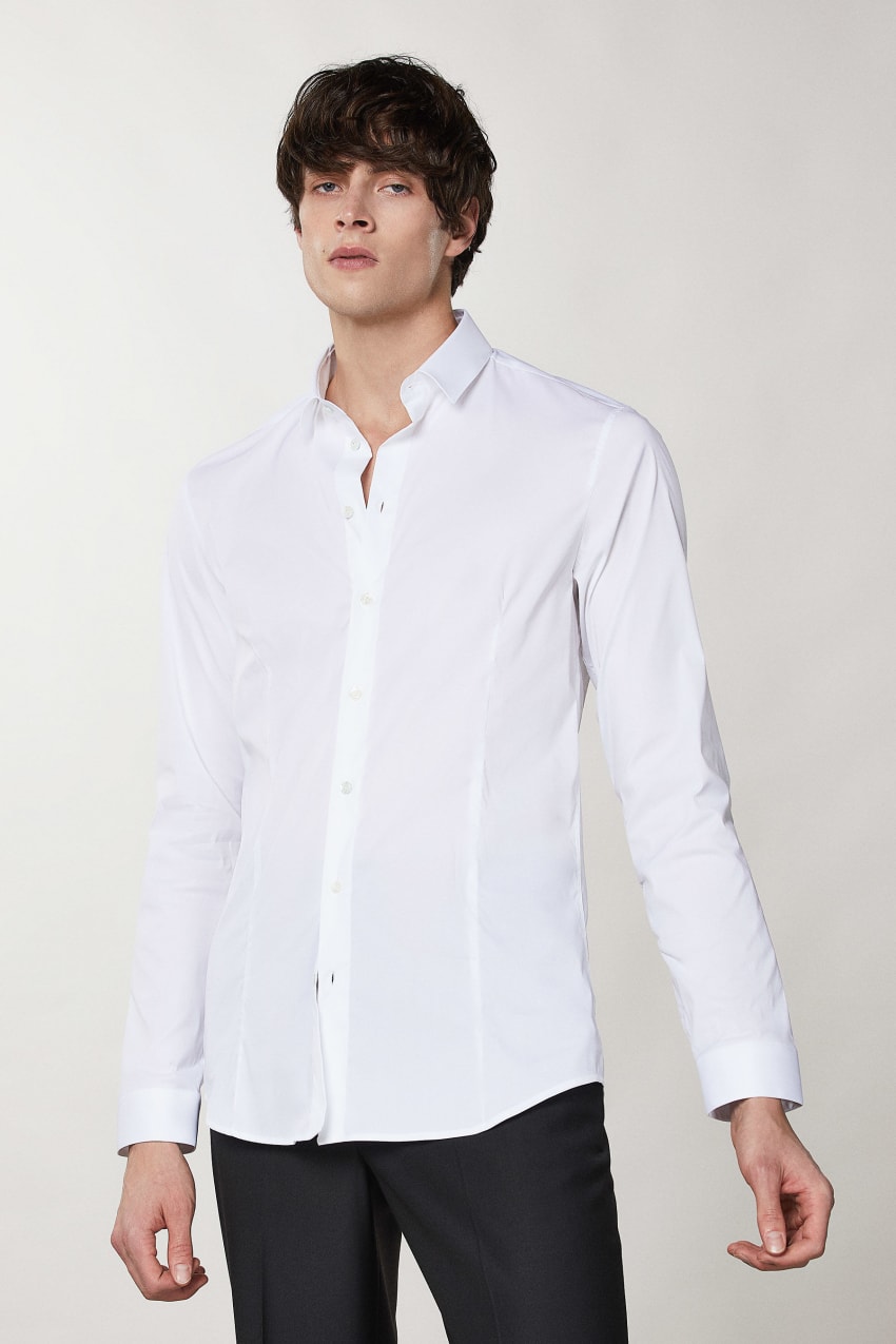 Patrizia Pepe Cotton Poplin Shirt Beyaz | FWN278596