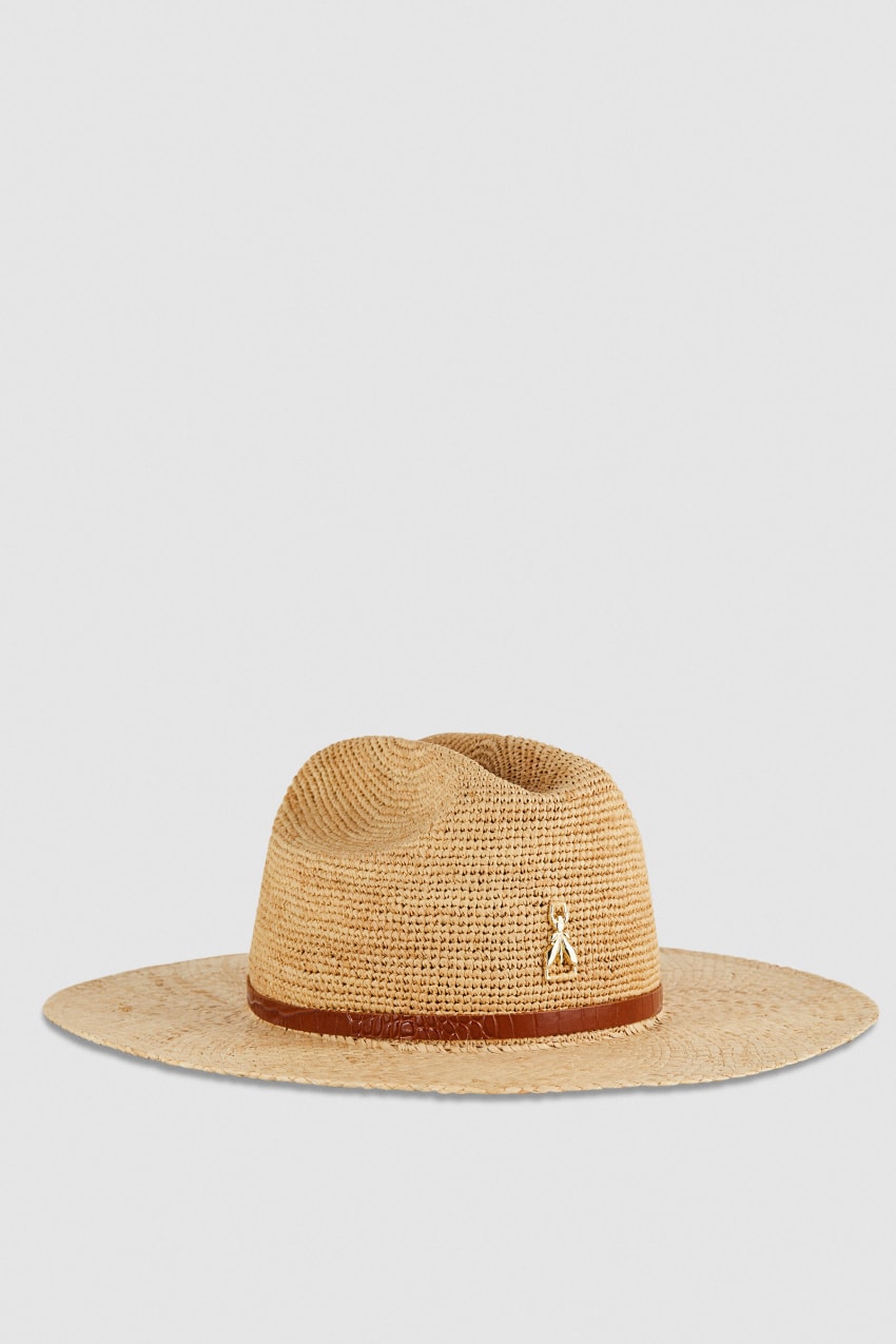 Patrizia Pepe Cowboy Hat With Leather Strap Beyaz | XFD760341