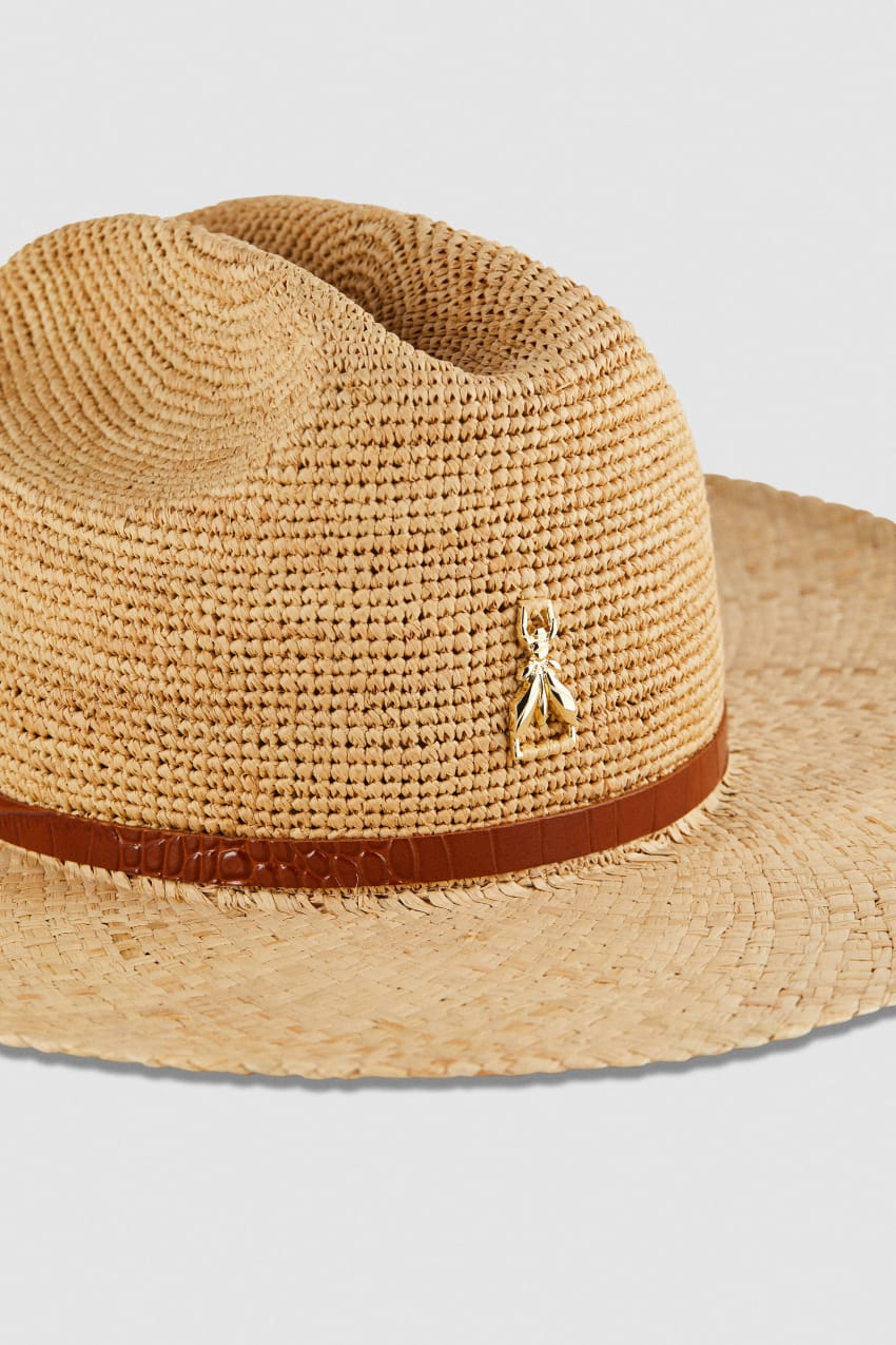 Patrizia Pepe Cowboy Hat With Leather Strap Beyaz | XFD760341