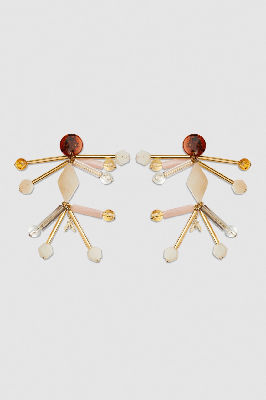 Patrizia Pepe Earrings With Techno Pop Fly Appliqué Renkli | IGL481972