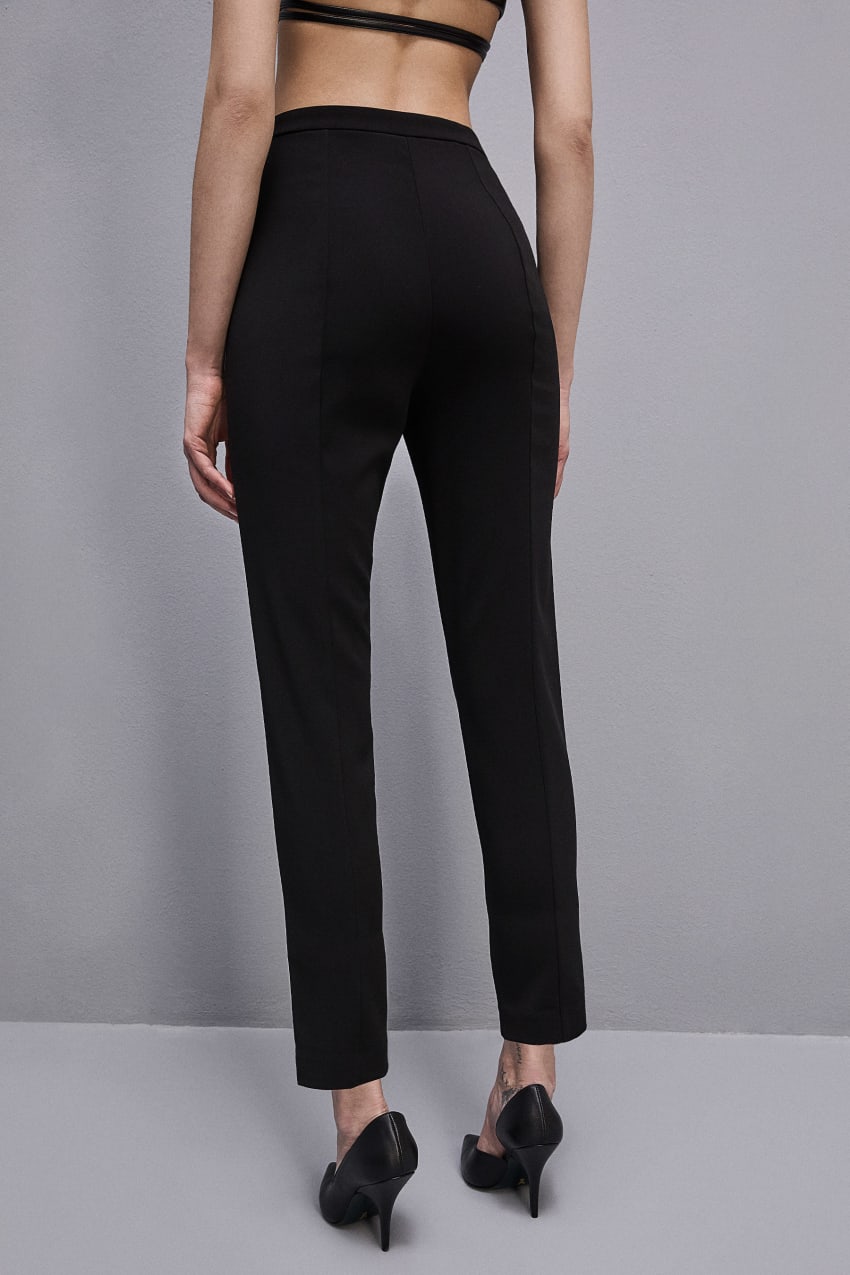 Patrizia Pepe Essential Cigarette Pants Siyah | LXQ529480