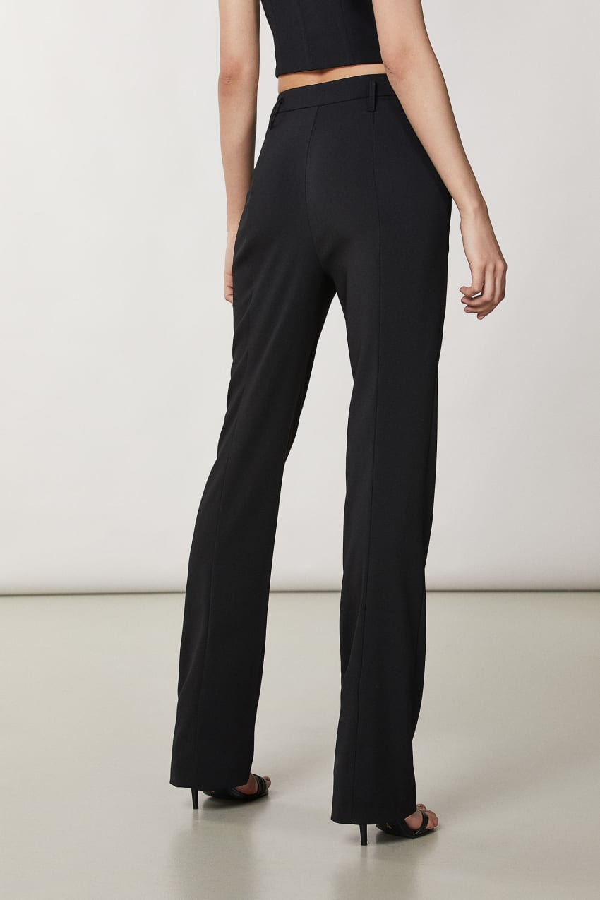 Patrizia Pepe Essential Crepe Pants Siyah | GPJ896247