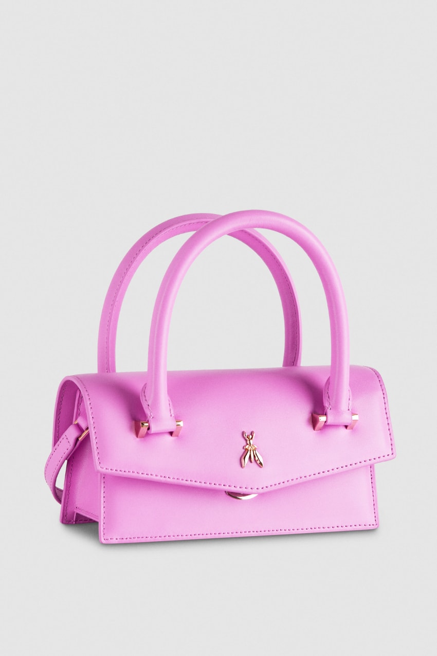 Patrizia Pepe Fly Bamby Shoulder Bag With Handles Pembe | EXS820953