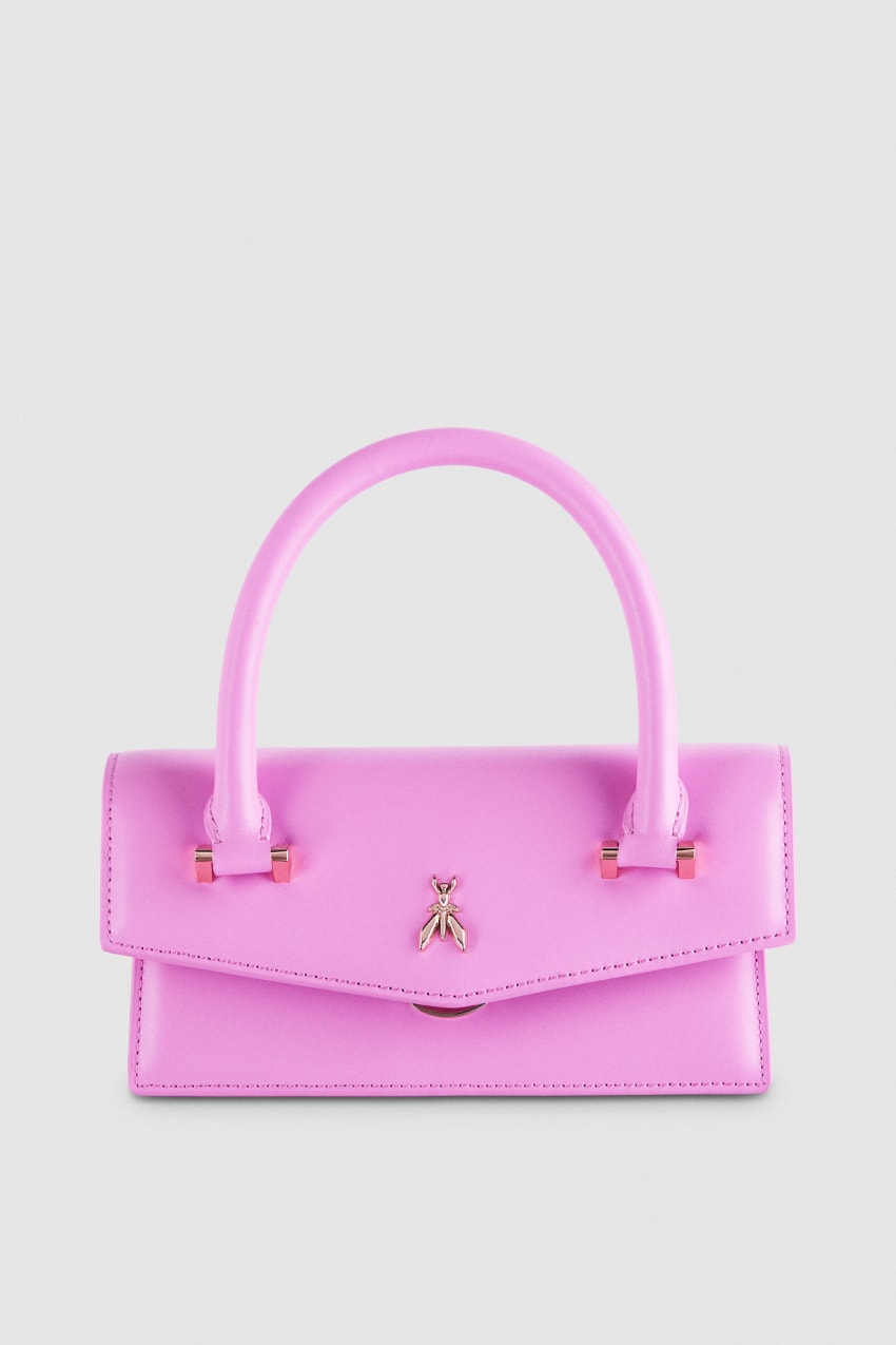 Patrizia Pepe Fly Bamby Shoulder Bag With Handles Pembe | EXS820953