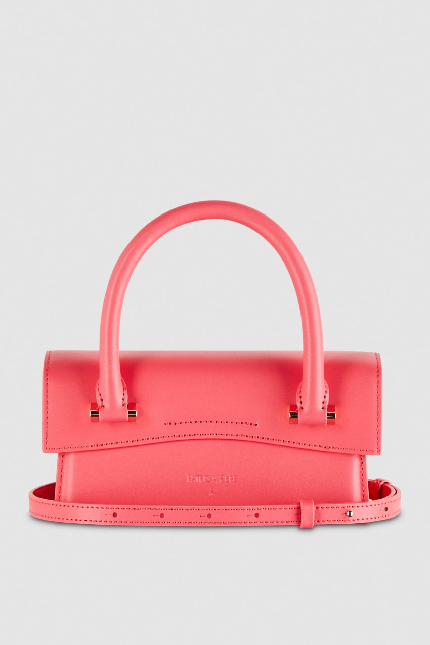 Patrizia Pepe Fly Bamby Shoulder Bag With Handles Pembe | WXO496073