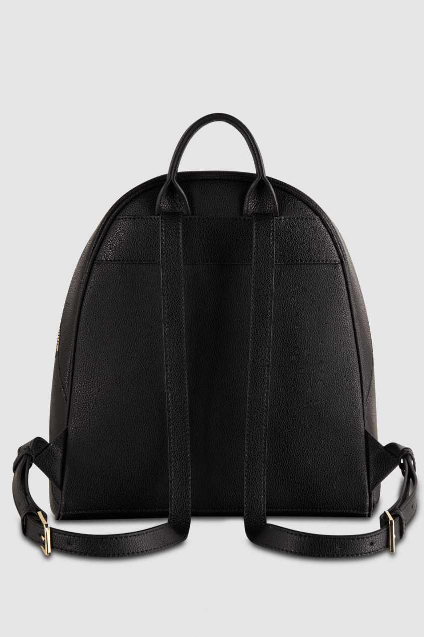 Patrizia Pepe Fly Leather Backpack With Double Pocket Siyah | SJG180432