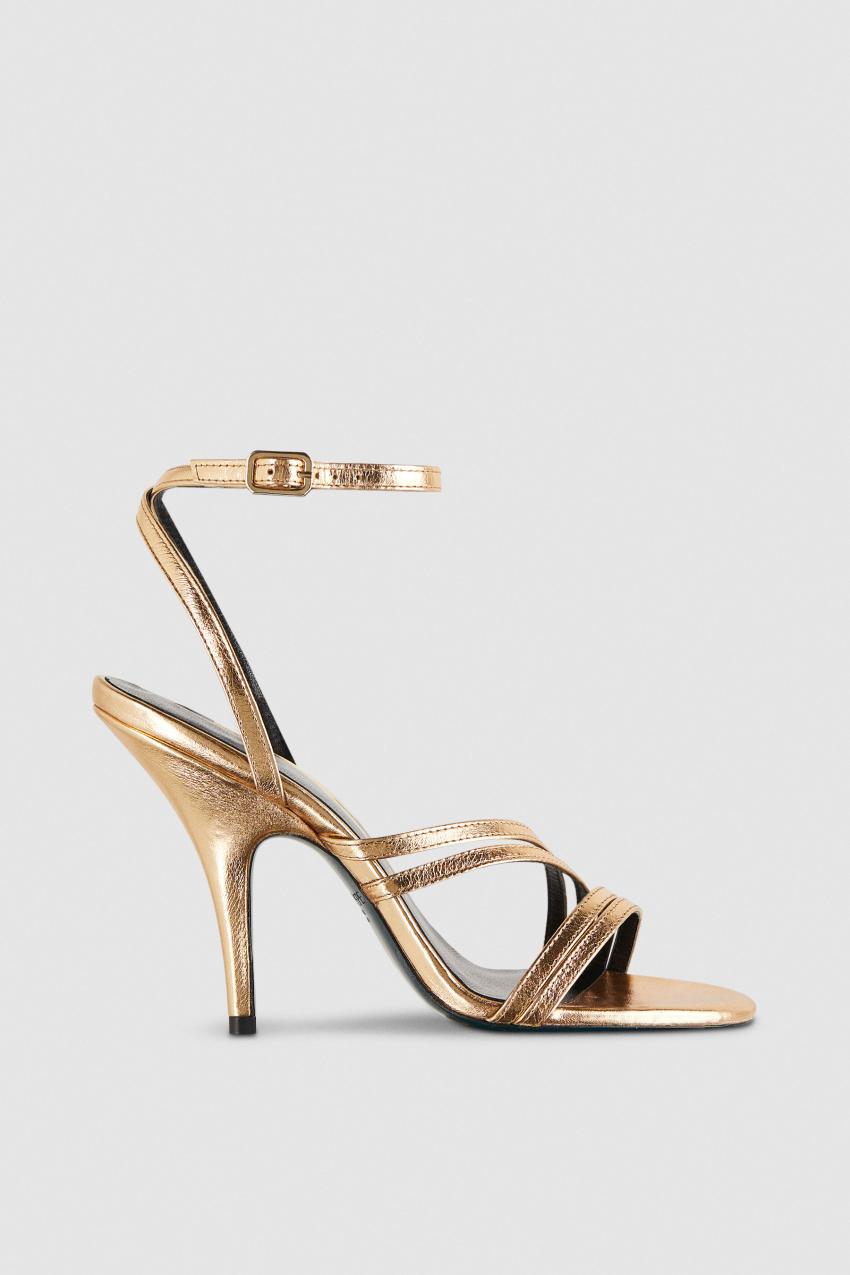 Patrizia Pepe Heeled Sandals Altın | FSC560823