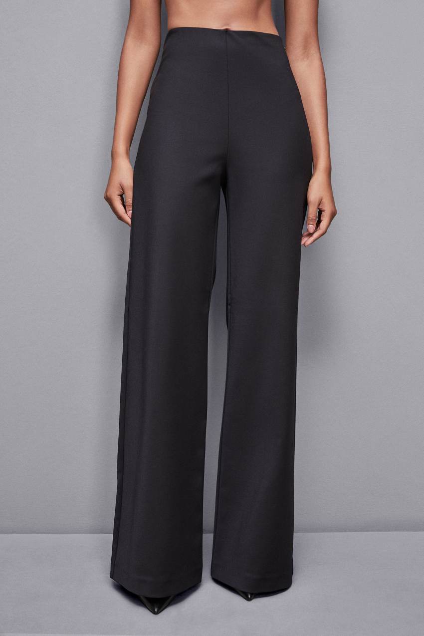 Patrizia Pepe High-waisted Palazzo Pants Siyah | XLZ274386