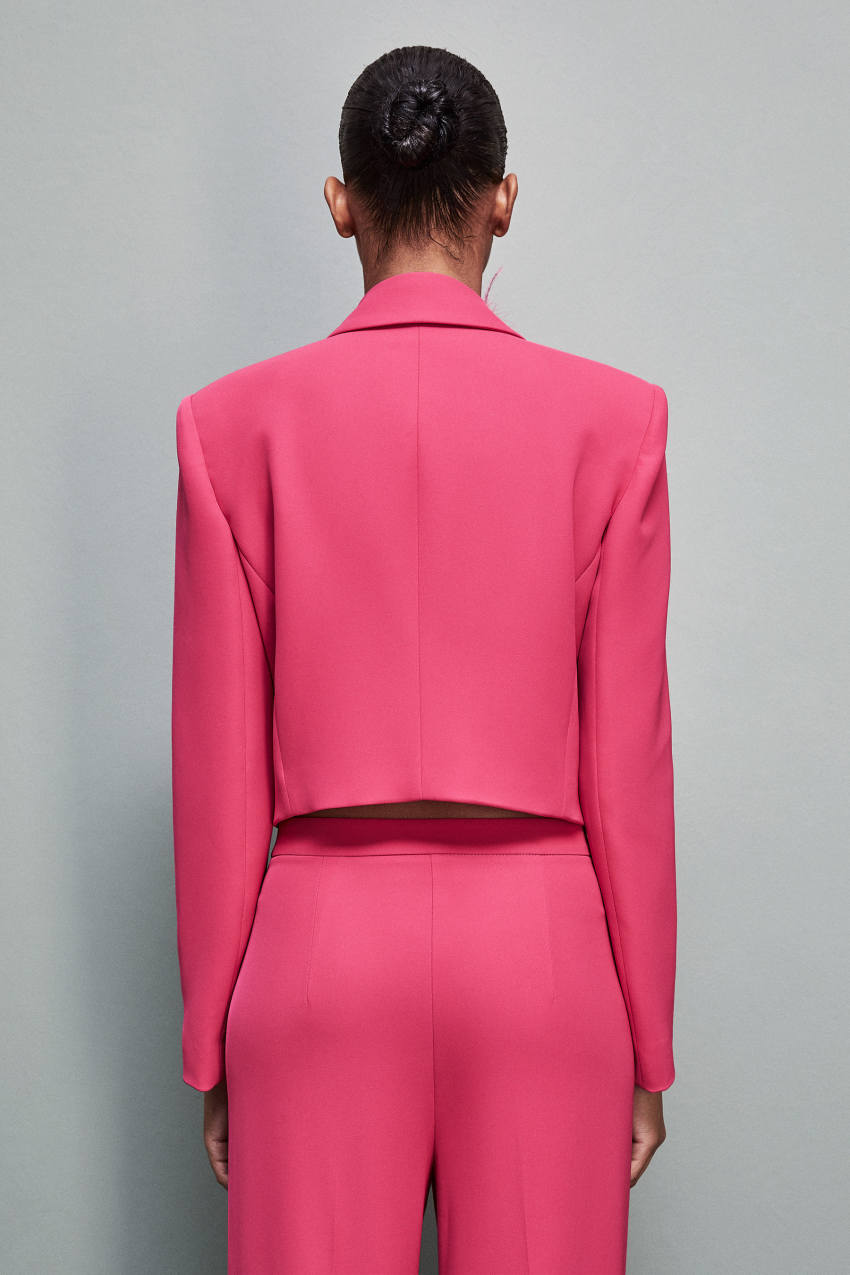 Patrizia Pepe Jacket In Stretch Fabric Pembe | NGE785613