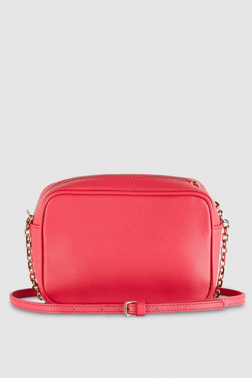 Patrizia Pepe Leather Bag With Shoulder Strap Pembe | KBI264180