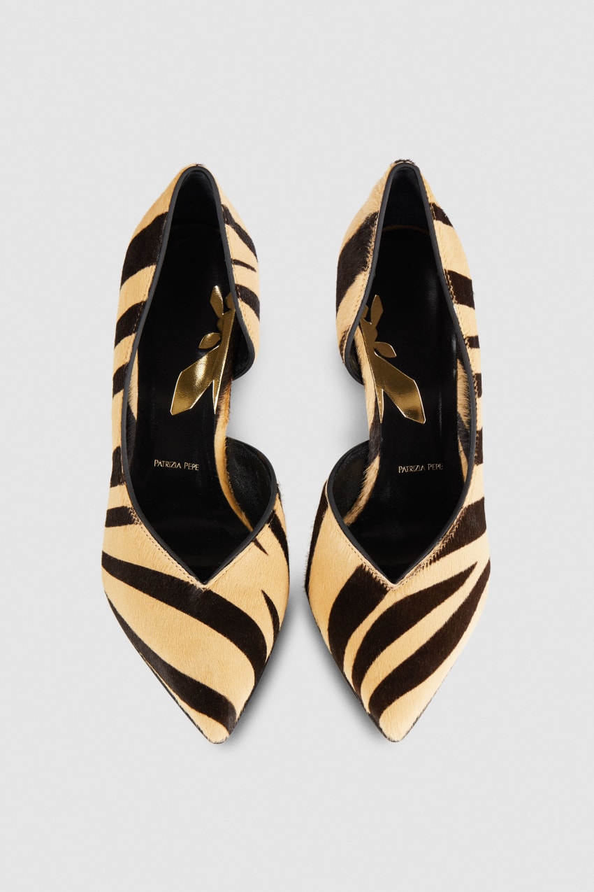 Patrizia Pepe Leather Pumps Animalier | NEP172956