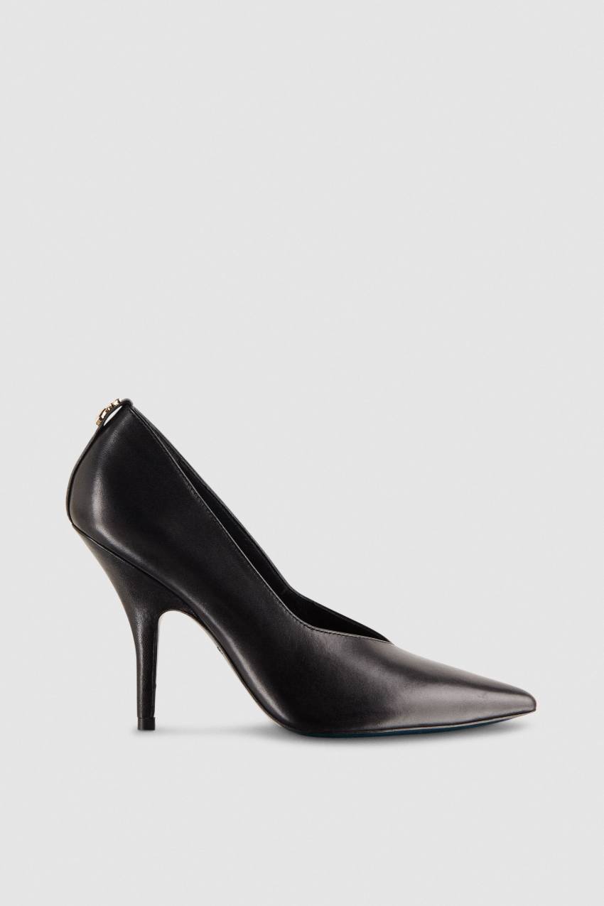 Patrizia Pepe Leather Pumps With Leather Sole Siyah | WTK086159