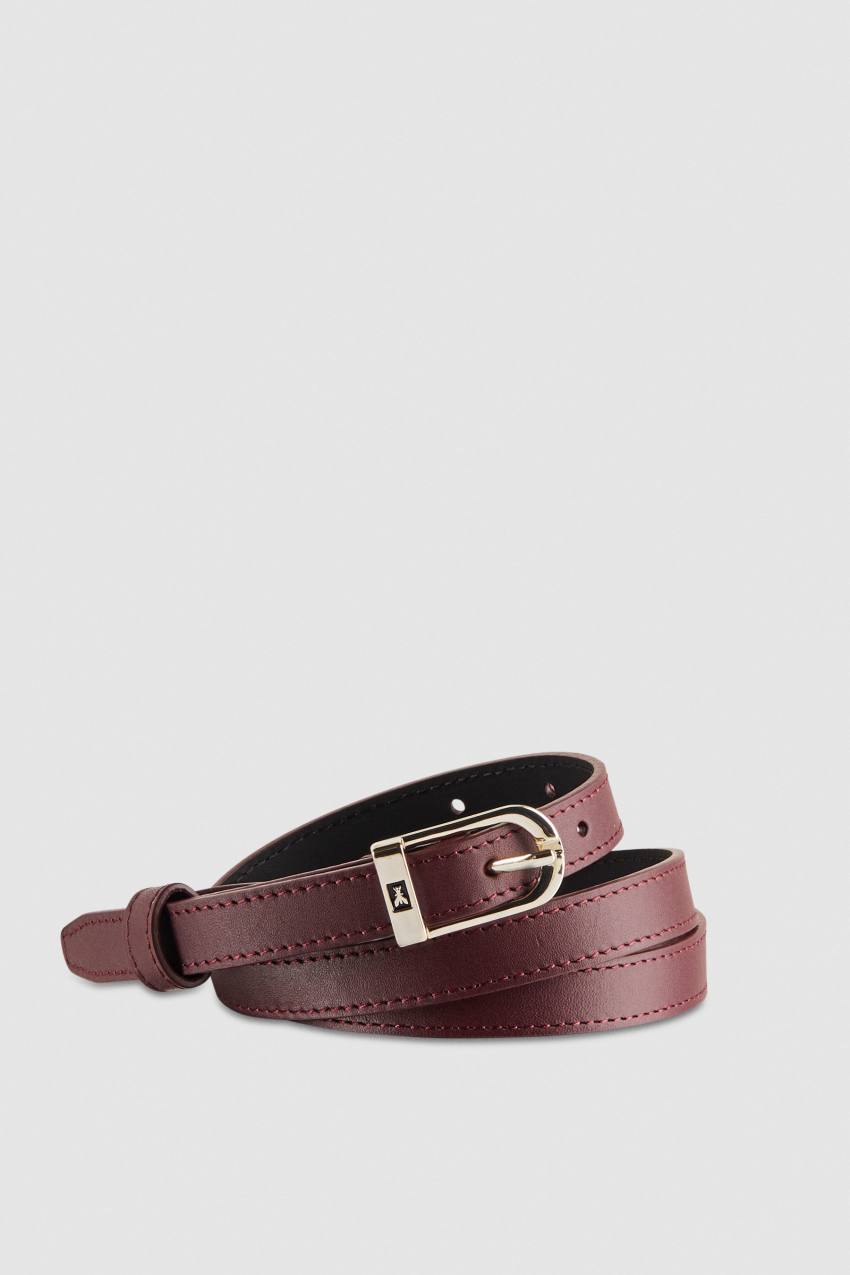 Patrizia Pepe Low-waist Smooth Leather Belt Mor | BHN294608