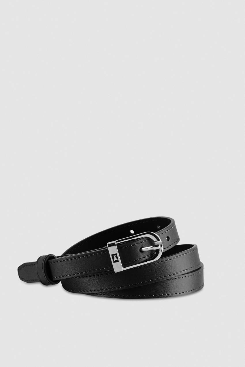 Patrizia Pepe Low-waist Smooth Leather Belt Siyah | NRB752469