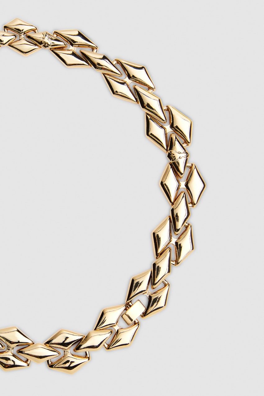 Patrizia Pepe New Chain Brass Necklace Altın | RTM467593