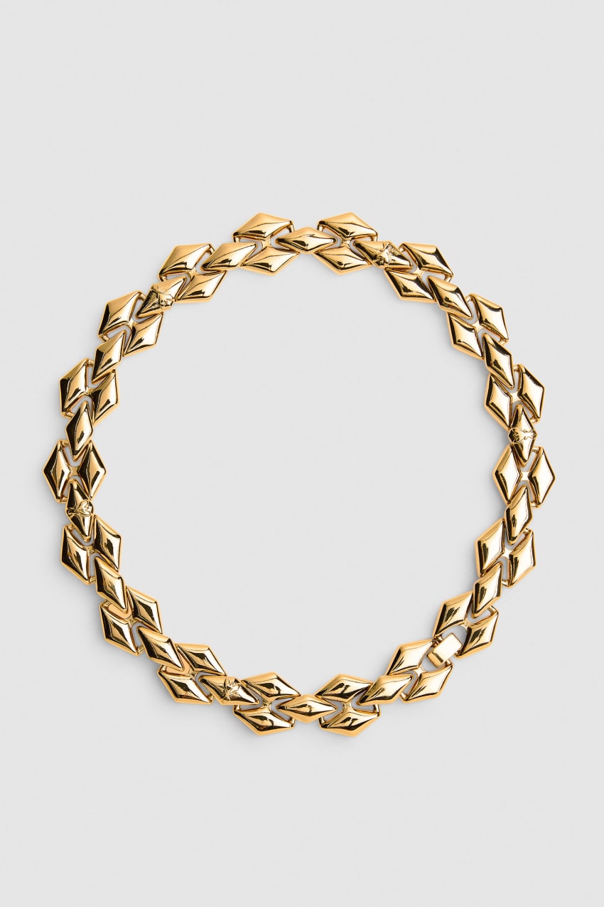 Patrizia Pepe New Chain Brass Necklace Altın | RTM467593