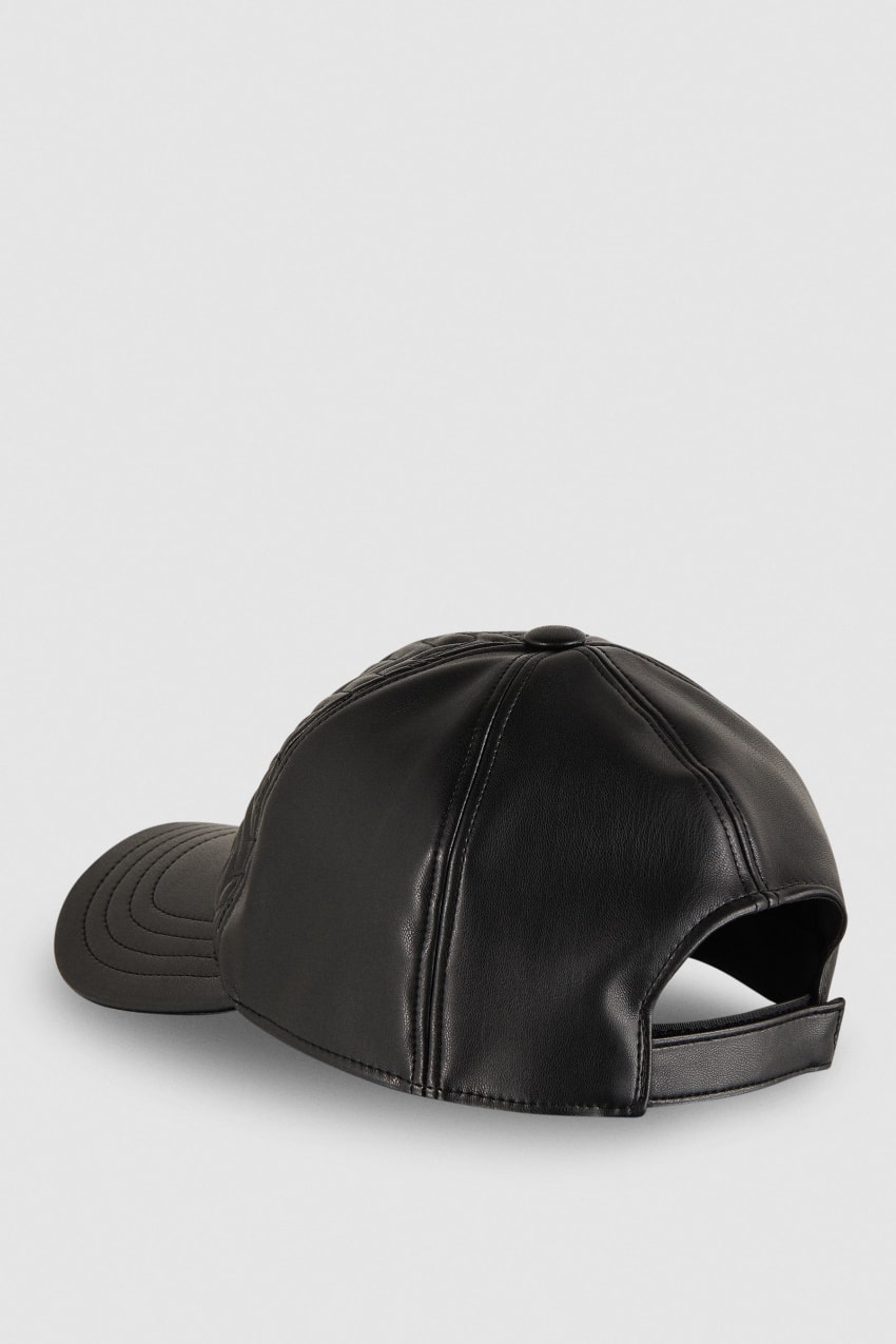 Patrizia Pepe Padded Fly Baseball Cap Siyah | EYI407193