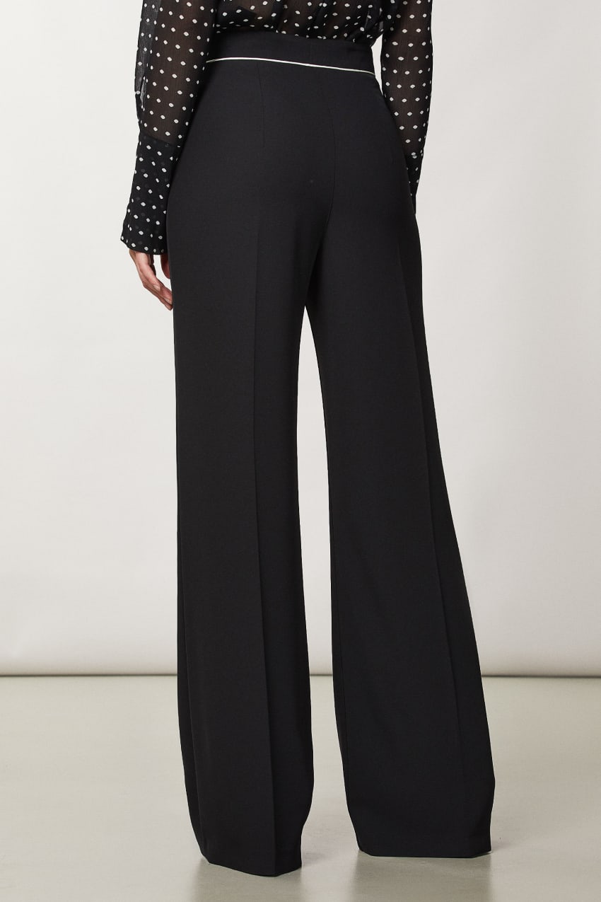 Patrizia Pepe Palazzo Pants Siyah | QFS839257