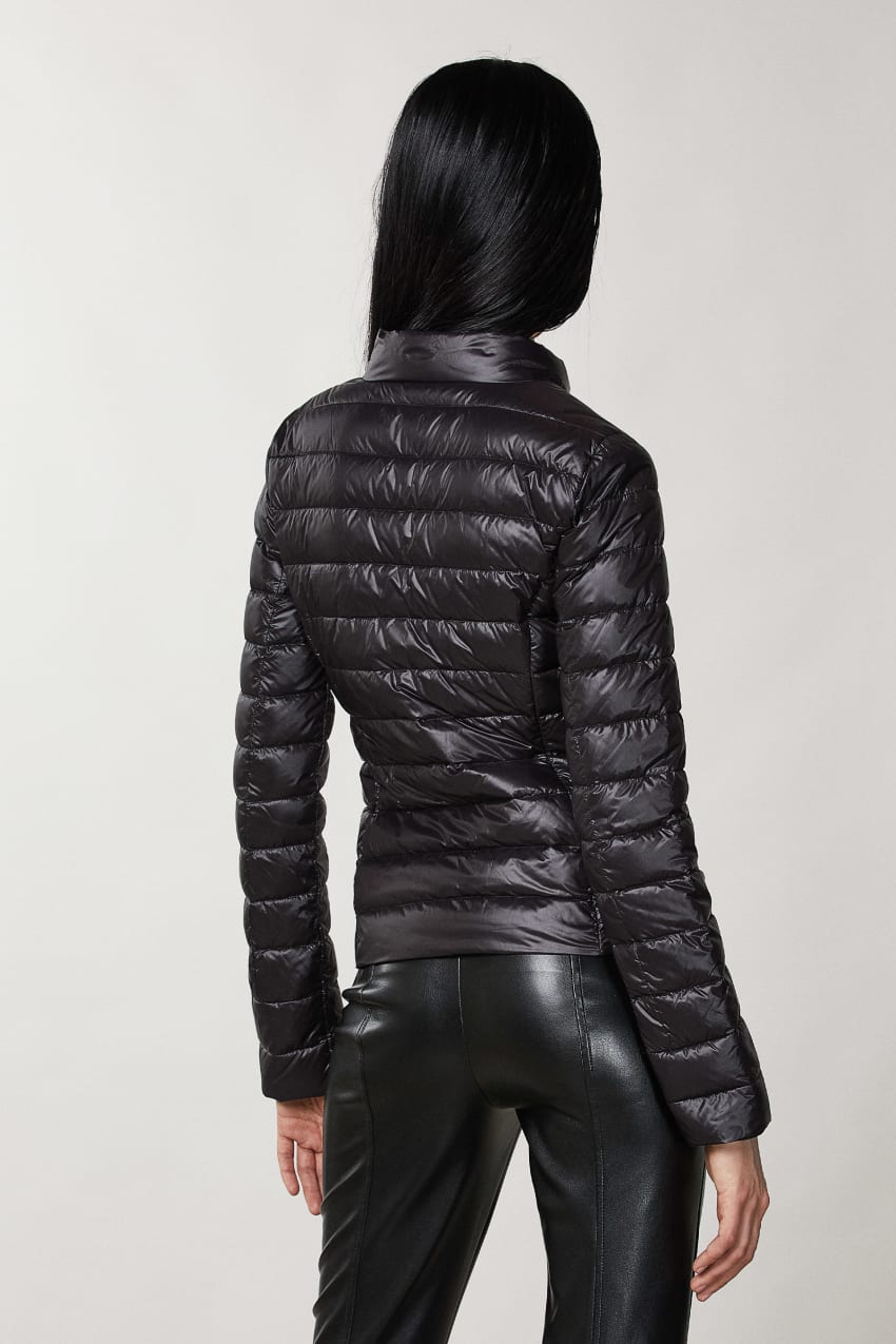 Patrizia Pepe Reversible Down Proof Nylon Down Jacket Siyah | GPR142637