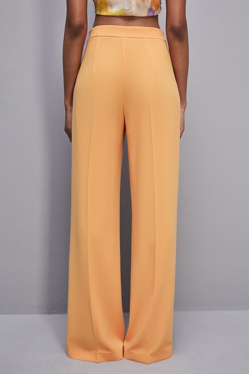 Patrizia Pepe Sablè Crepe Palazzo Pants Turuncu | HTN231869