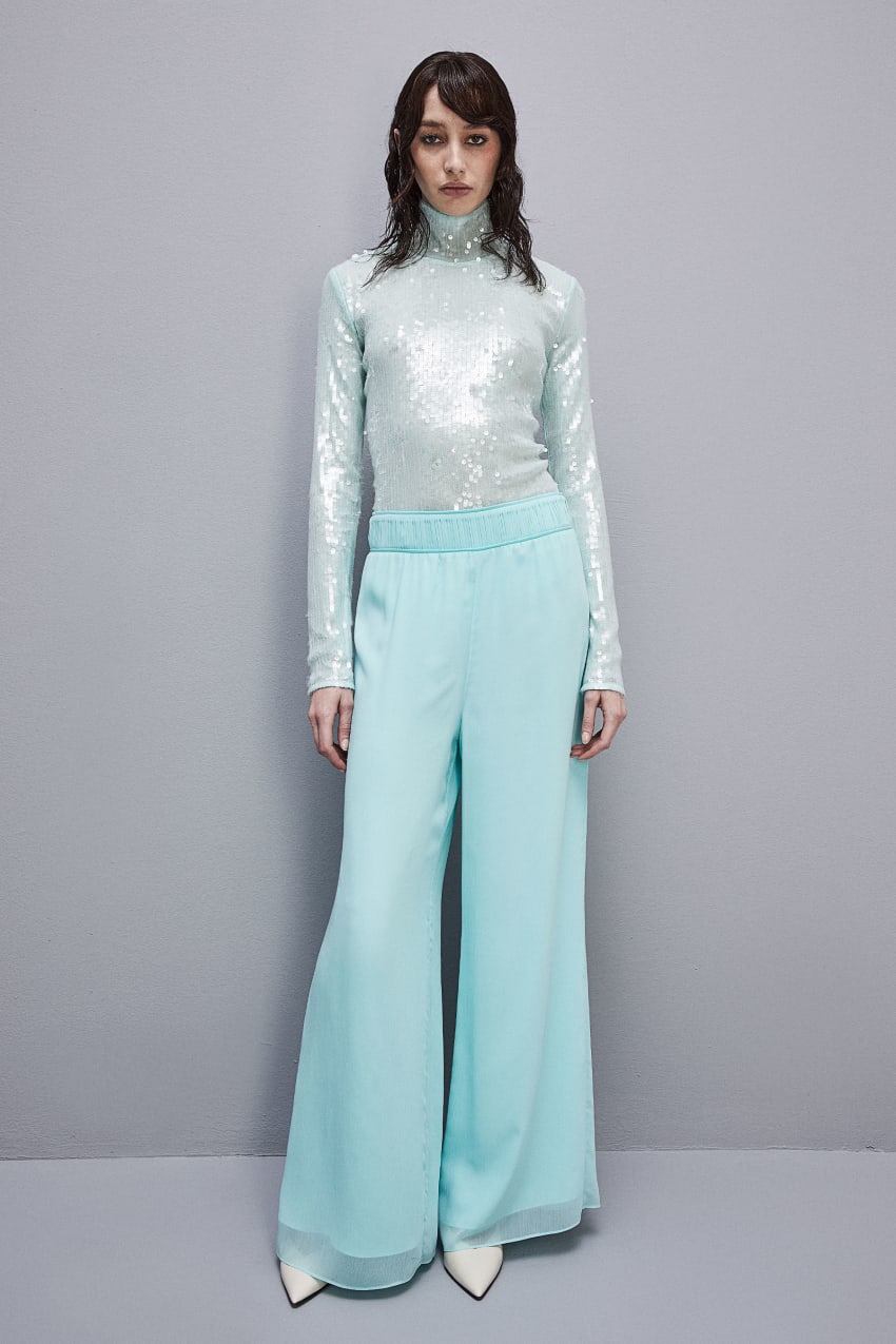 Patrizia Pepe Sequined Body Shirt Yeşil | IXW591724