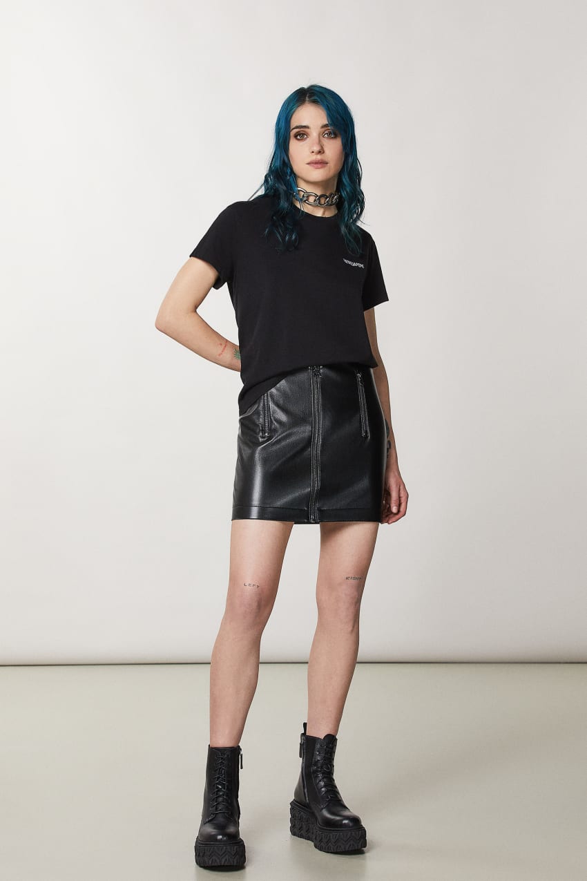 Patrizia Pepe Short Sleeve Jersey T-shirt Siyah | MTF241859