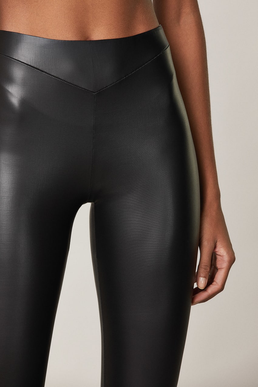 Patrizia Pepe Skinny Jersey Leggings Siyah | FVB196587