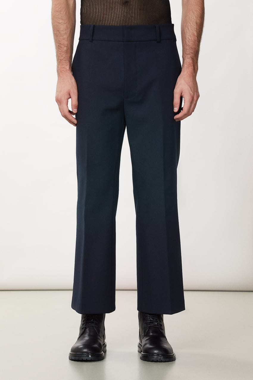 Patrizia Pepe Slim Ankle Pants Mavi | IBN389012