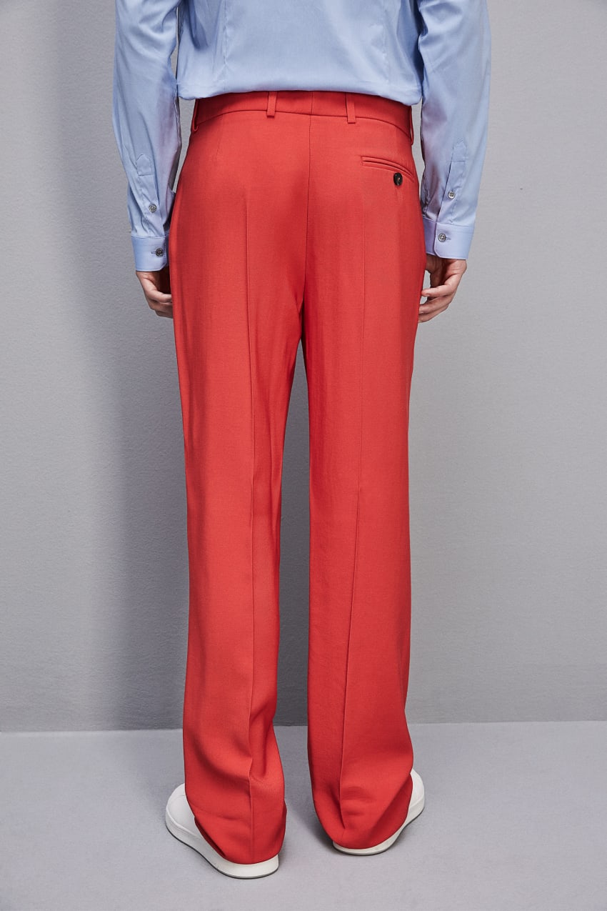 Patrizia Pepe Slim Fit Pants With French Pockets Kırmızı | DTS893574