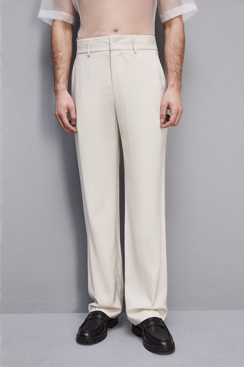 Patrizia Pepe Slim Fit Pants With French Pockets Bej Rengi | HQF879063