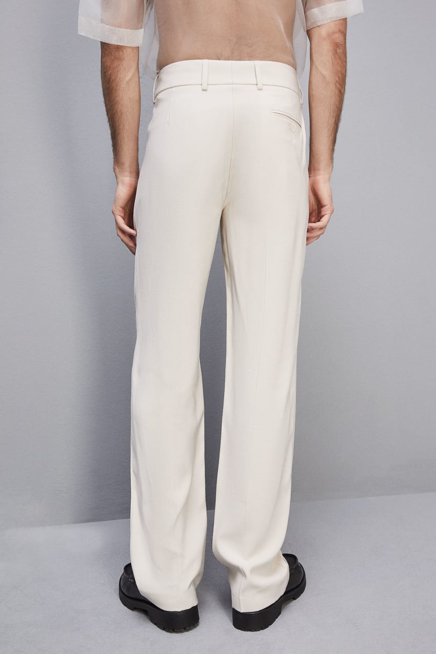 Patrizia Pepe Slim Fit Pants With French Pockets Bej Rengi | HQF879063