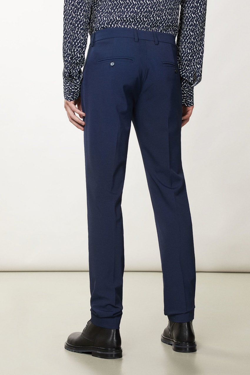 Patrizia Pepe Slim Gabardine Pants Mavi | NXI483572