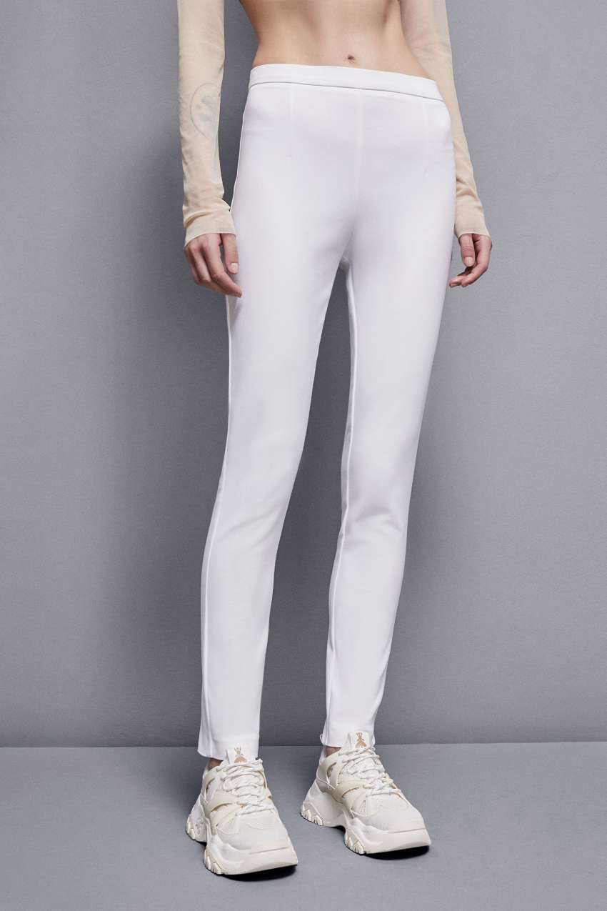 Patrizia Pepe Slim Pants Beyaz | POE125746