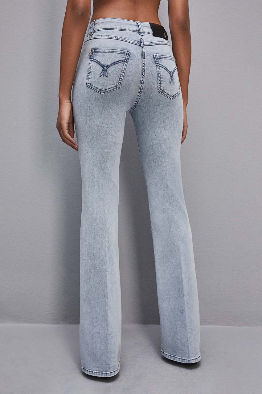 Patrizia Pepe Slim Stretch Denim Jeans Açık Mavi | CSI907826