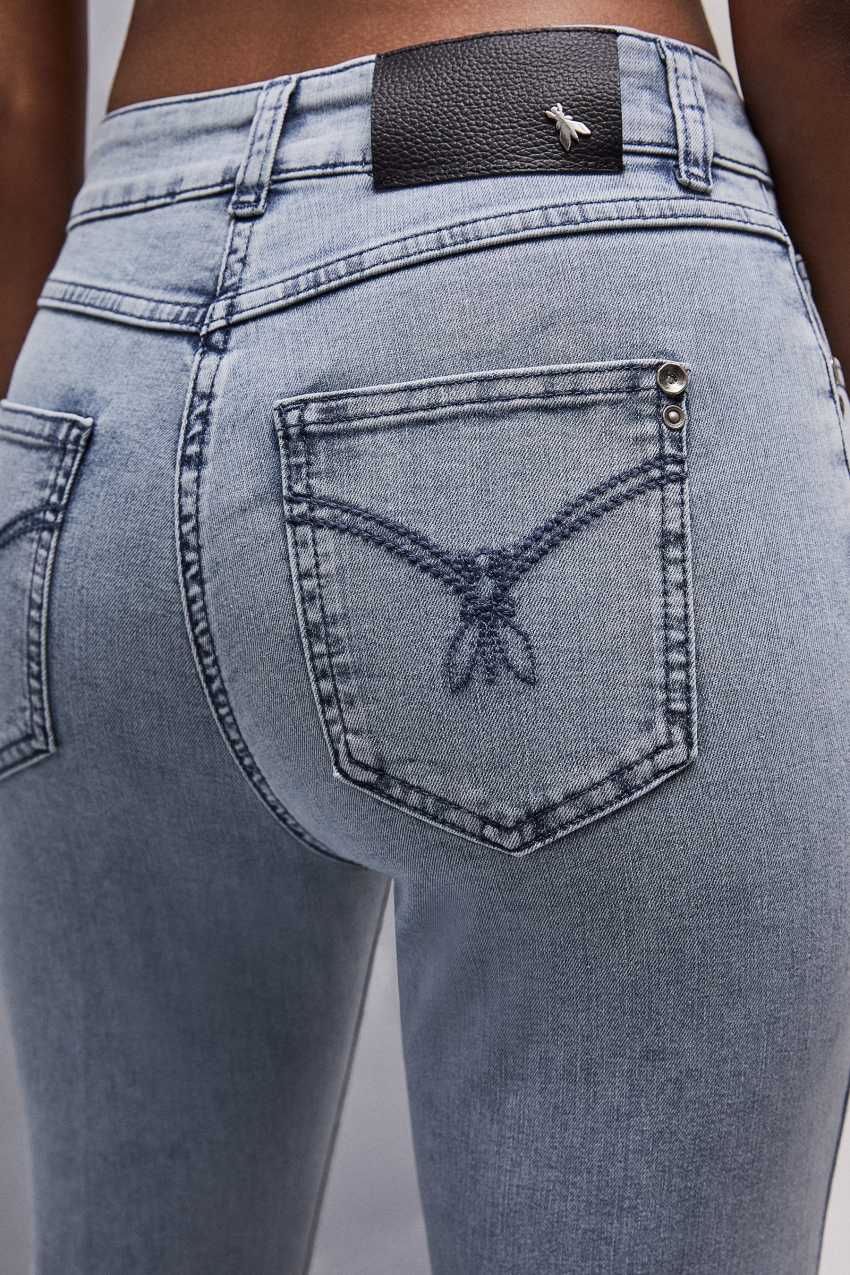 Patrizia Pepe Slim Stretch Denim Jeans Açık Mavi | CSI907826