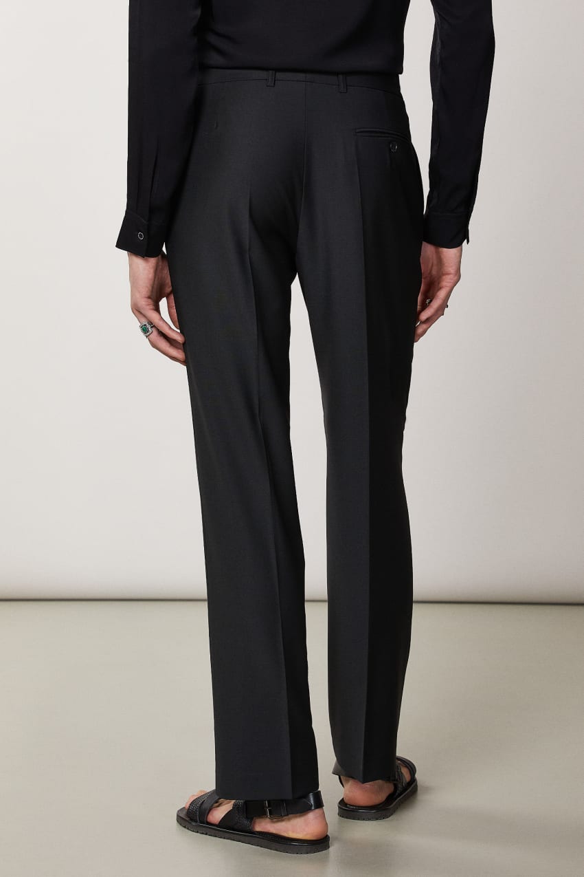 Patrizia Pepe Straight-fit Cool Wool Pants Siyah | FGB396182