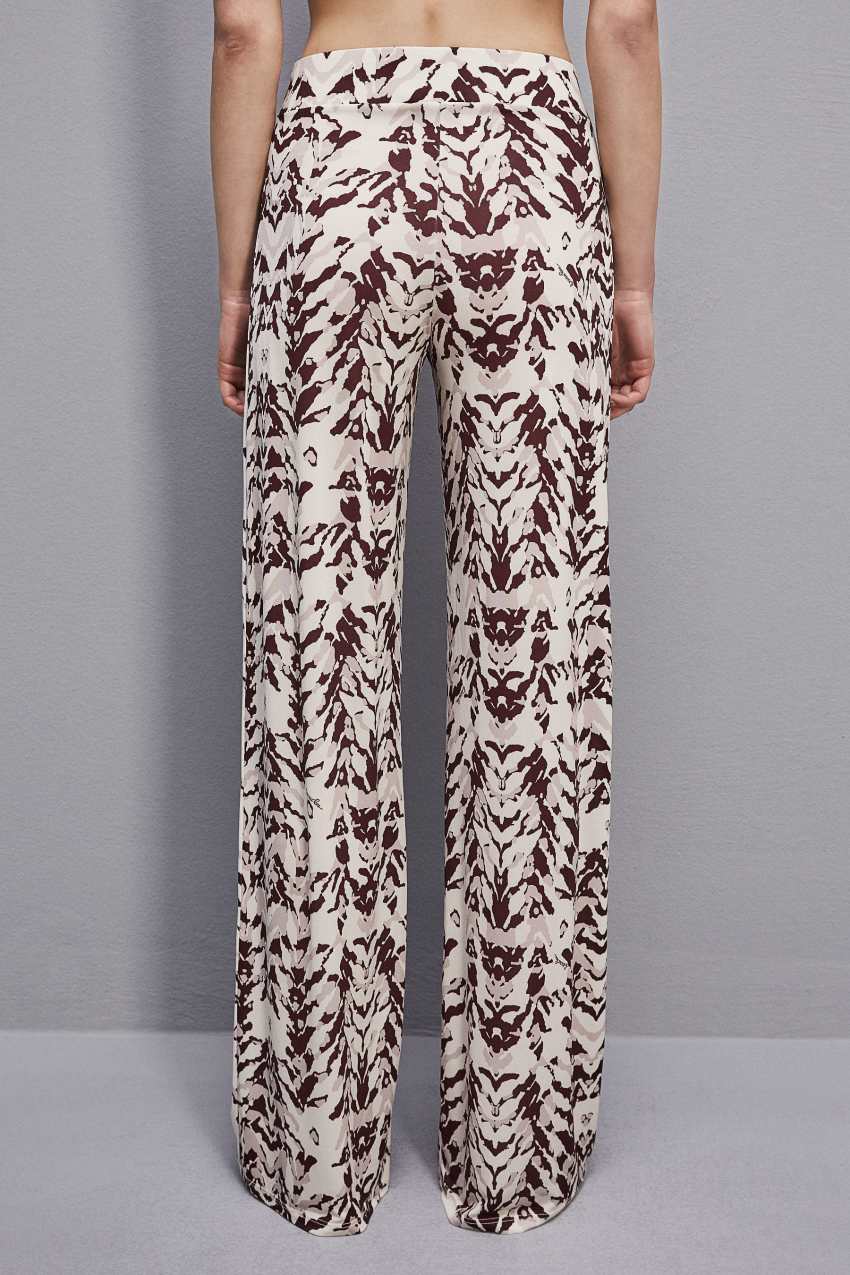 Patrizia Pepe Stretch Jersey Pants With Print Renkli | BZW376095