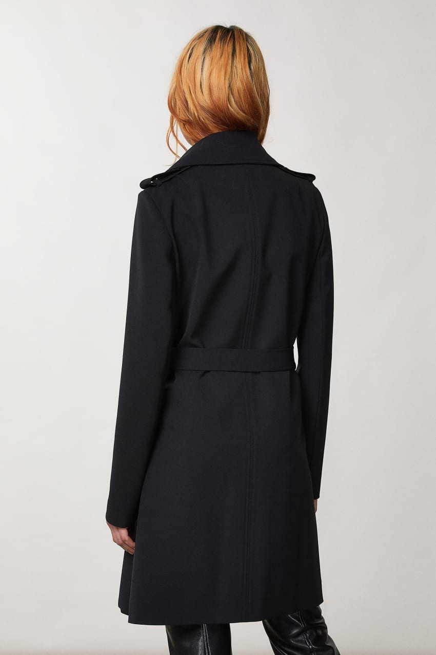 Patrizia Pepe Trench Siyah | VYQ389160